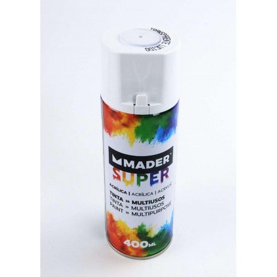Tinta Spray, 400mL, Transparente L�cido ref� 79740 MADER