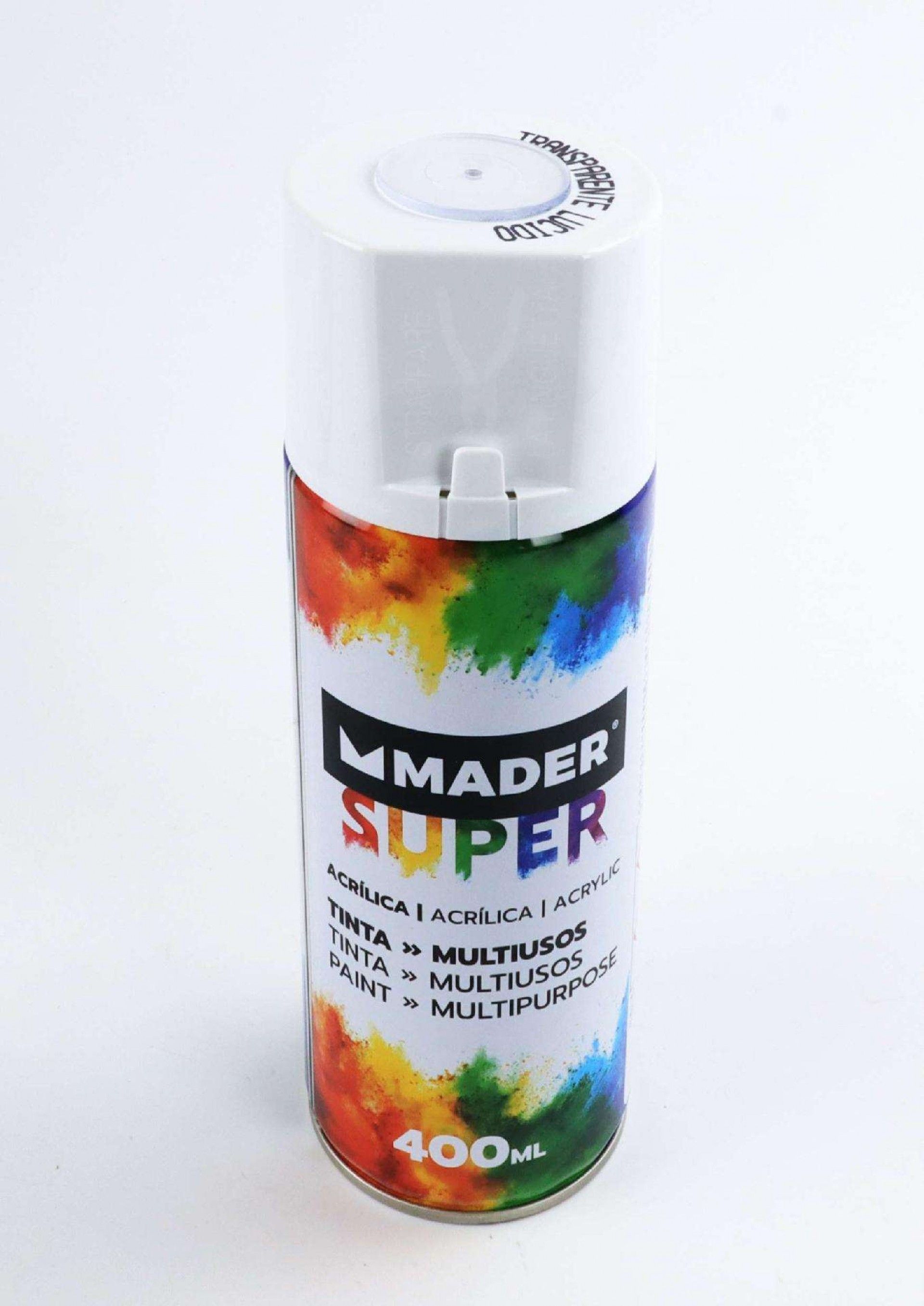 Tinta Spray, 400mL, Transparente Lúcido refª 79740 MADER
