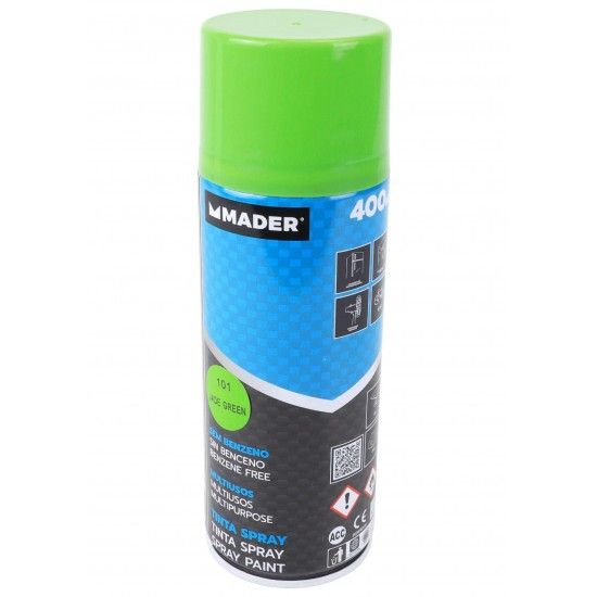 Tinta Spray Multiusos, Jade Green, ref 101, 400ml ref 79455 MADER