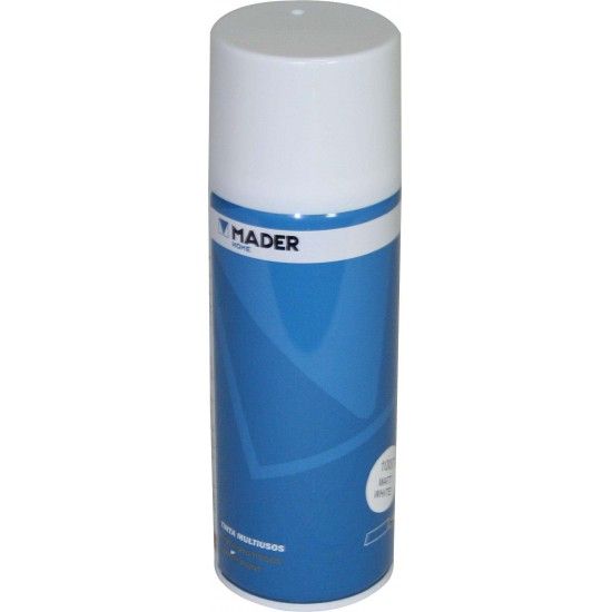 Tinta Spray Multiusos, Matt White, ref 1007, 400ml ref 79451 MADER