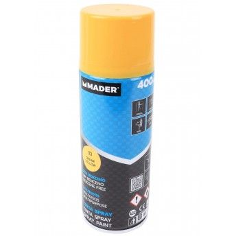 Tinta Spray Multiusos, Cream Yellow, ref 33, 400ml ref 79446 MADER