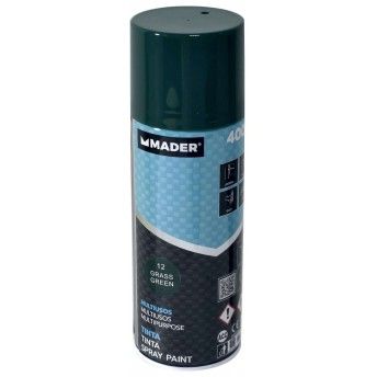 Tinta Spray Multiusos, Grass Green, ref 12, 400ml ref 79433 MADER