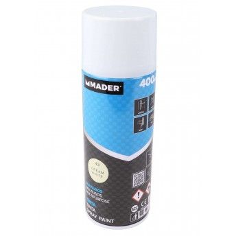 Tinta Spray Multiusos, Cream White, ref 43, 400ml ref 79436 MADER
