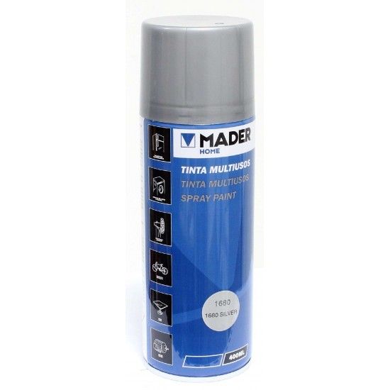 Tinta Spray, 400ml, Silver, R.1680 ref 79427 MADER
