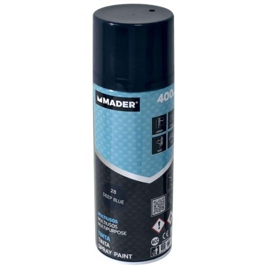 Tinta Spray Multiusos, Deep Blue, ref 28, 400ml ref 79421 MADER