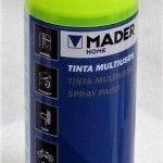 Tinta Spray Multiusos, Fluorescente Yellow, refª 1005, 400ml refª 79424 MADER Tinta Spray Multiusos, Fluorescente Yellow, refª 1005, 400ml refª 79424 MADER