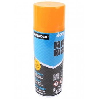 Tinta Spray Multiusos, Medium Yellow, ref 25, 400ml ref 79420 MADER
