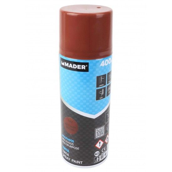 Tinta Spray Multiusos, Anti-Rust Brown, ref 142, 400ml ref 79418 MADER