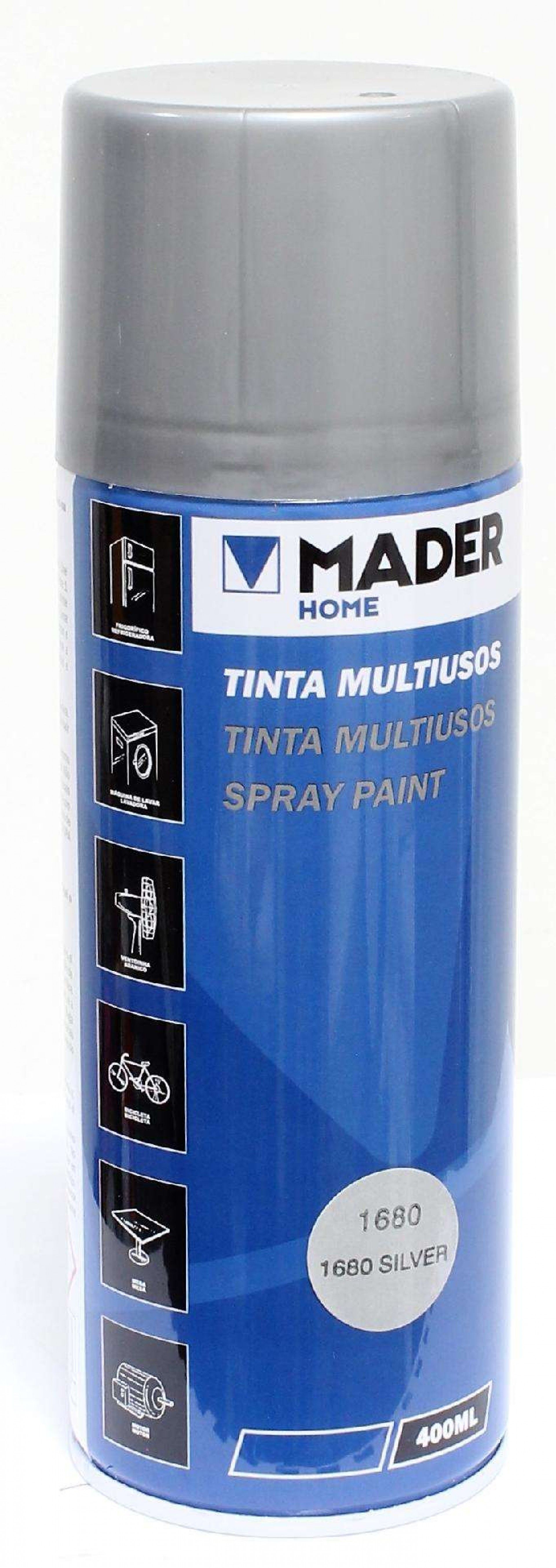 Tinta Spray, 400ml, Silver, R.1680 refª 79427 MADER