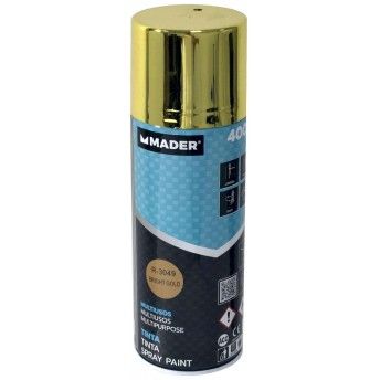 Tinta Spray Multiusos, Ouro, 400ml ref 79414 MADER