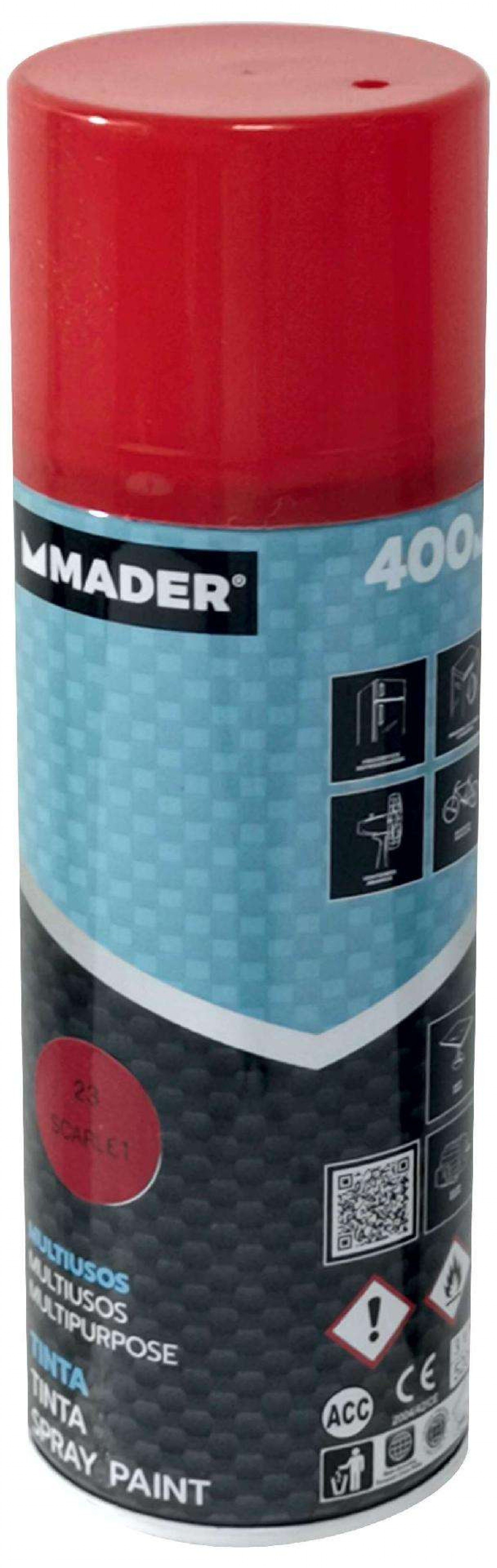 Tinta Spray Multiusos, Scarlet, refª 23, 400ml refª 79409 MADER