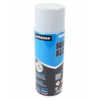Tinta Spray Multiusos, Silver Grey, ref 125, 400ml ref 79411 MADER