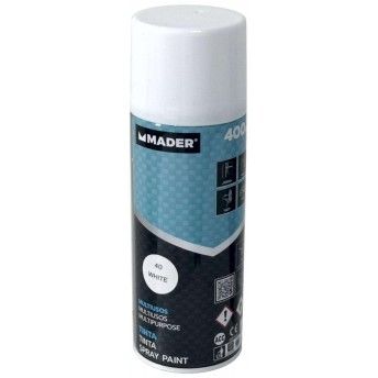 Tinta Spray Multiusos, White, ref 40, 400ml ref 79400 MADER