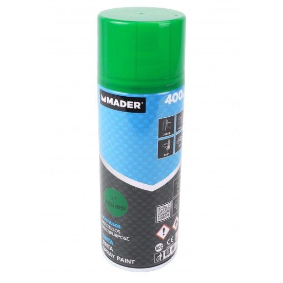 Tinta Spray Multiusos, Light Green, ref 37, 400ml ref 79406 MADER