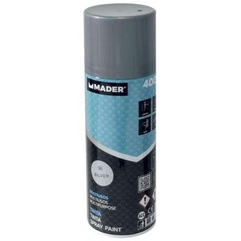 Tinta Spray Multiusos, Silver, ref 36, 400ml ref 79404 MADER