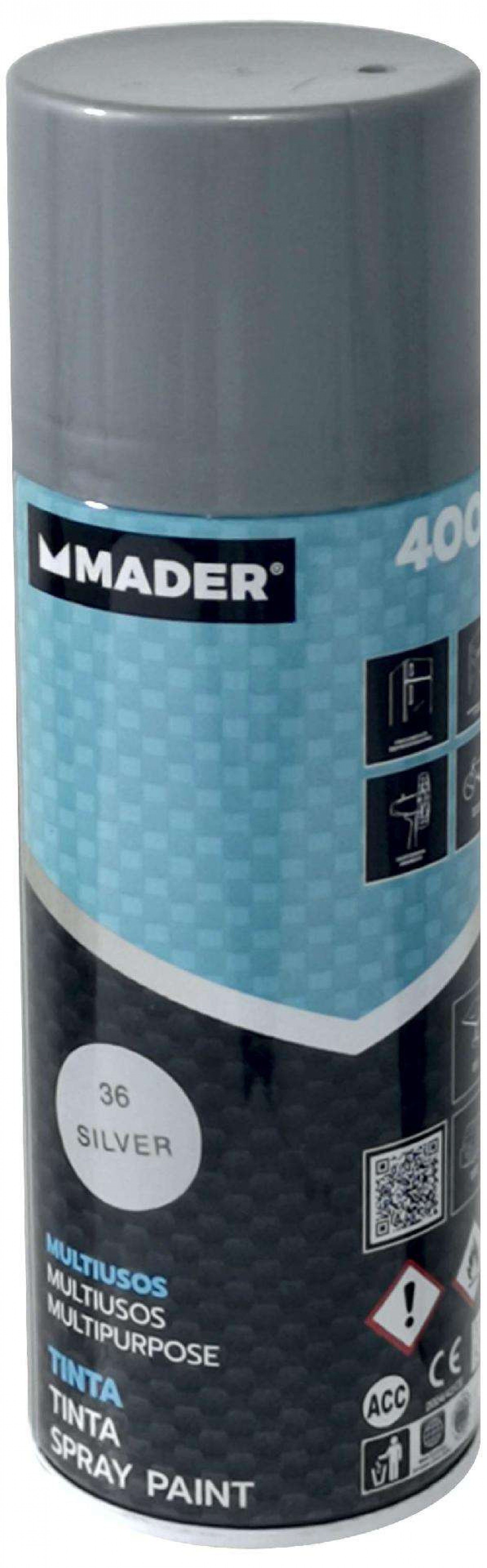 Tinta Spray Multiusos, Silver, refª 36, 400ml refª 79404 MADER