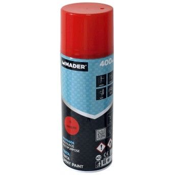 Tinta Spray Multiusos, Orange Red, ref 6, 400ml ref 79402 MADER