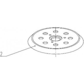 Prato para Lixadora, 125mm - MADER POWER ref 74805 MADER
