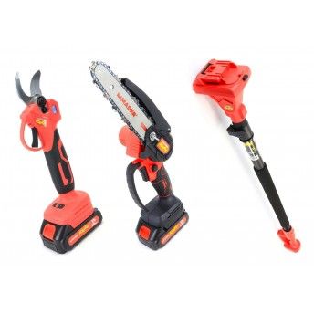 Tesoura + Serra + Extensor, 21V, 2.0Ah - MADER POWER ref. 74097 MADER