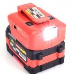 Adaptador com Lanterna, USB A + C, 18V - MADER POWER® ref. 74018 MADER Adaptador com Lanterna, USB A + C, 18V - MADER POWER® ref. 74018 MADER