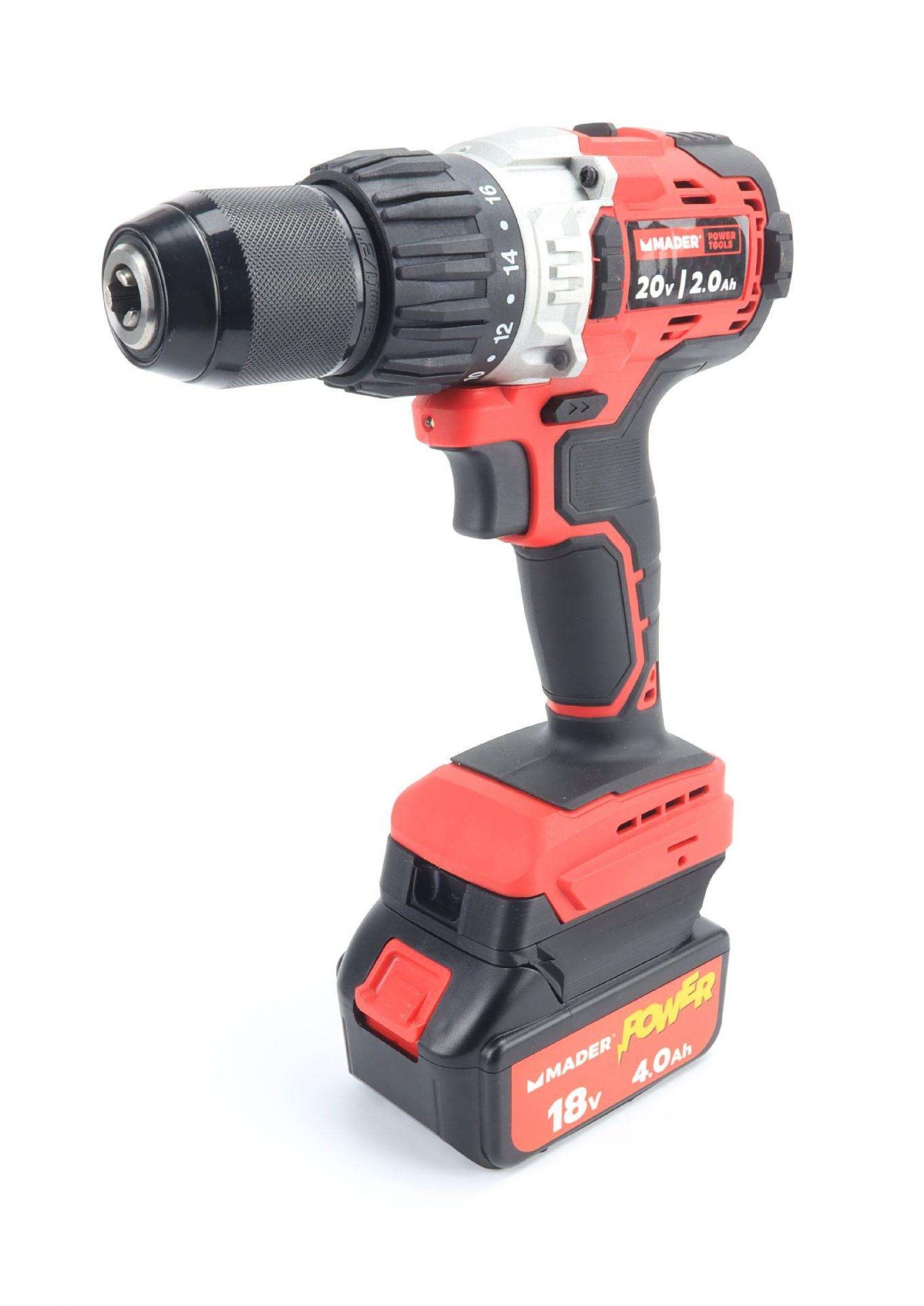 Adaptador de Bateria Batcomp, para Máquinas Power Tools, 20V - MADER POWER® refª 74009 MADER