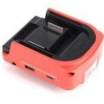 Adaptador com Lanterna, USB A + C, 18V - MADER POWER® ref. 74018 MADER Adaptador com Lanterna, USB A + C, 18V - MADER POWER® ref. 74018 MADER