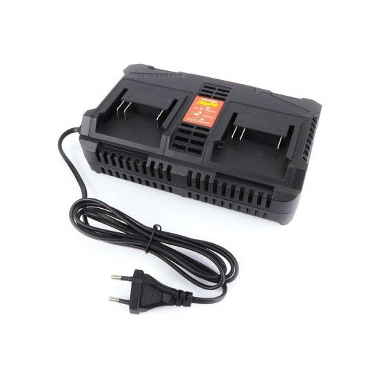 Carregador para Bateria, Duplo, 20V, 4A - MADER POWER ref 74014 MADER
