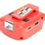 Adaptador com Lanterna, USB A + C, 18V - MADER POWER ref. 74018 MADER