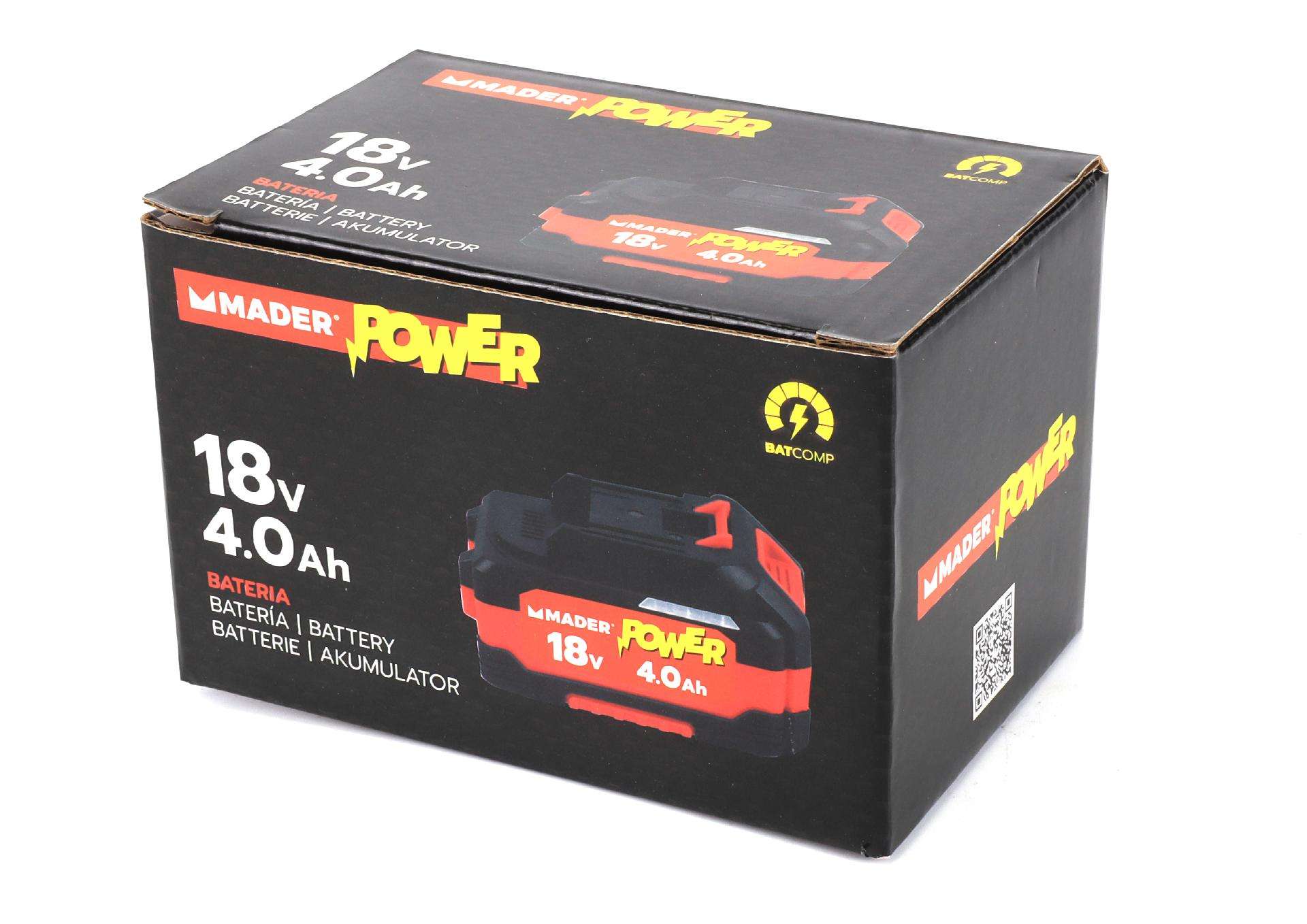 Bateria, 18V, 4.0Ah - MADER POWER® refª 74007 MADER
