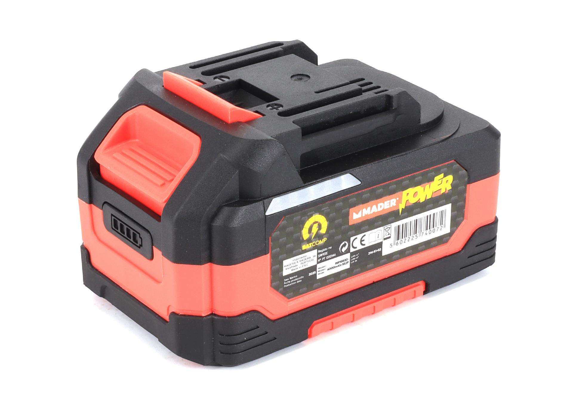 Bateria, 18V, 4.0Ah - MADER POWER® refª 74007 MADER