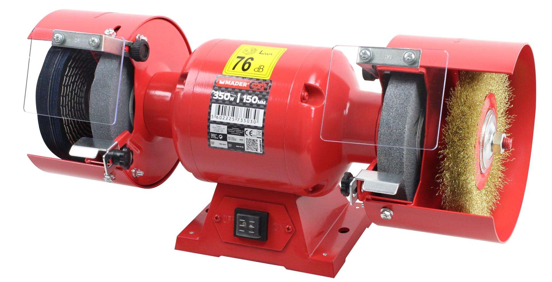 Esmeriladora Eléctrica, 150mm, 350W, Catrabucha e Polidora refª 73503 MADER