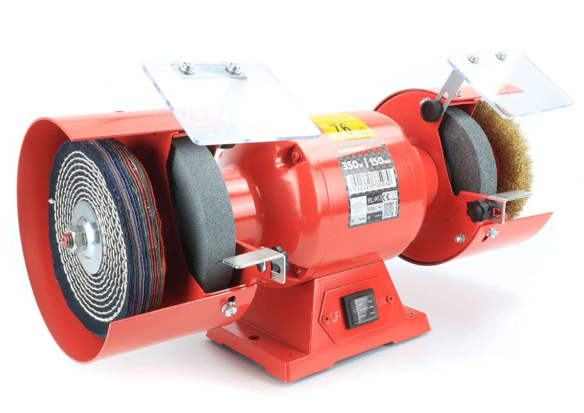 Esmeriladora Eléctrica, 150mm, 350W, Catrabucha e Polidora refª 73503 MADER