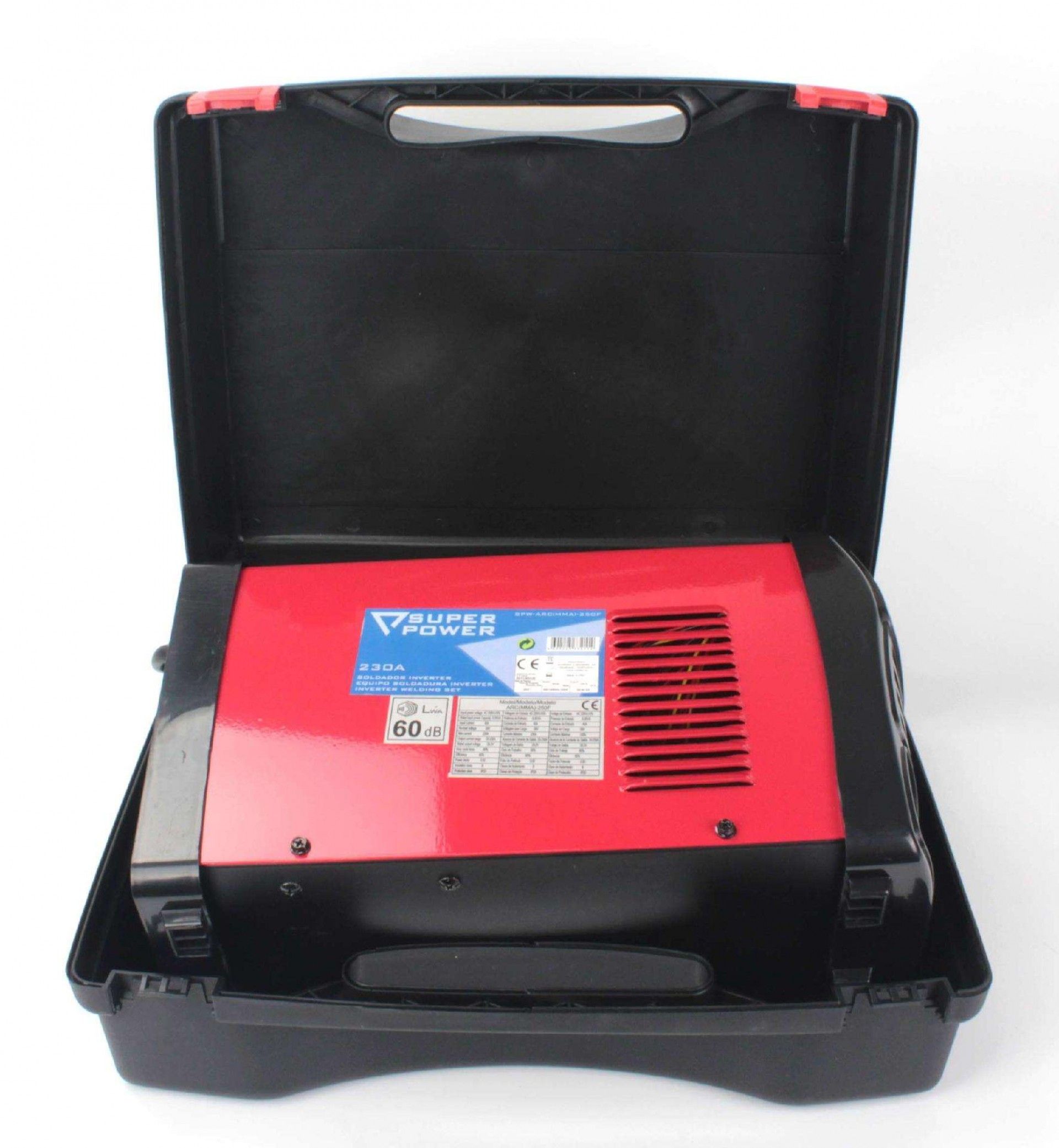 Soldador Inverter, 230A refª 73211 SUPER POWER