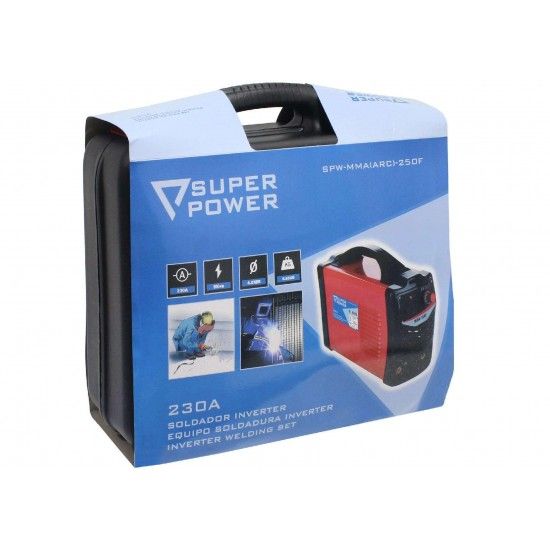 Soldador Inverter, 230A  ref 73211 SUPER POWER