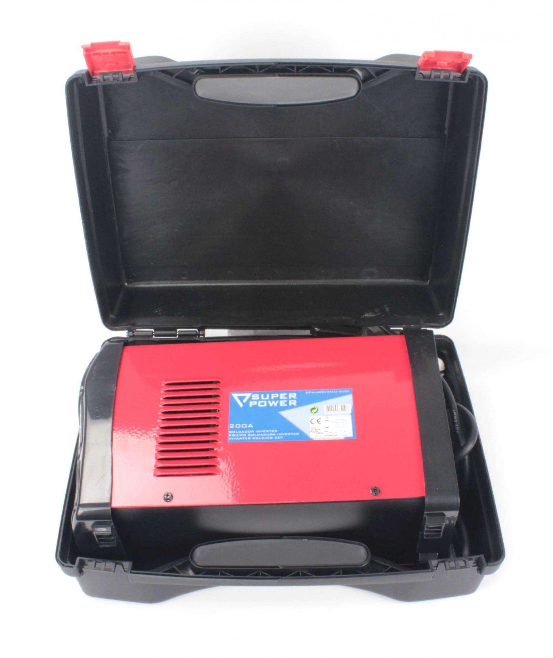 Soldador Inverter, 200A refª 73210 SUPER POWER