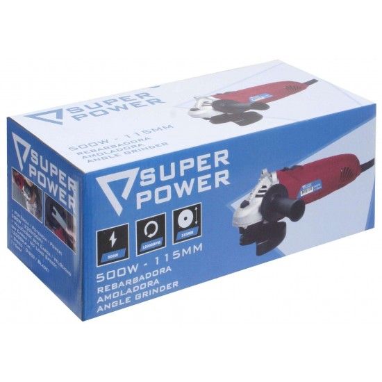 Rebarbadora, 500W, 115mm  ref 73171 SUPER POWER