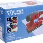 Lixadora, 135W, 90x187mm refª 73156 SUPER POWER Lixadora, 135W, 90x187mm refª 73156 SUPER POWER