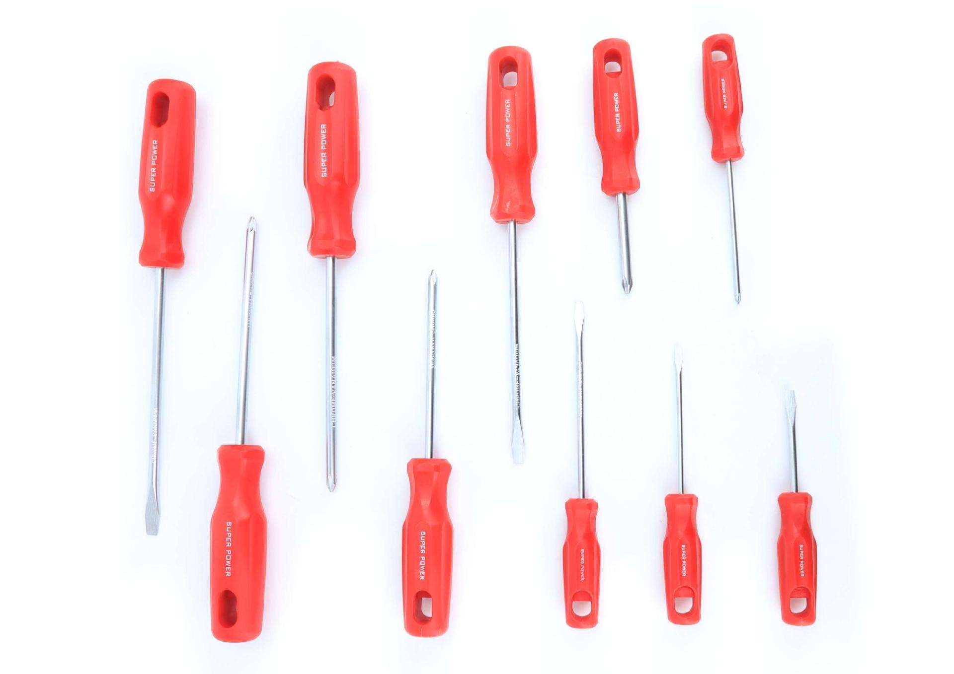 Chaves Parafusos, CRV, 10un, Magnética refª 73050 SUPER POWER