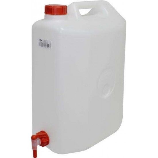 Jerrican Branco com Torneira, 20L ref 72142 MADER