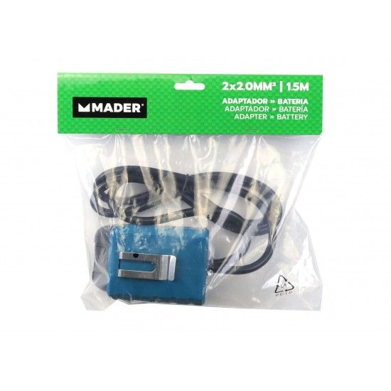 Adaptador para Bateria, 1.5m, 2x2.0mm ref. 69662 MADER