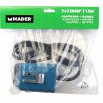 Adaptador para Bateria, 1.5m, 2x2.0mm² ref. 69662 MADER Adaptador para Bateria, 1.5m, 2x2.0mm² ref. 69662 MADER