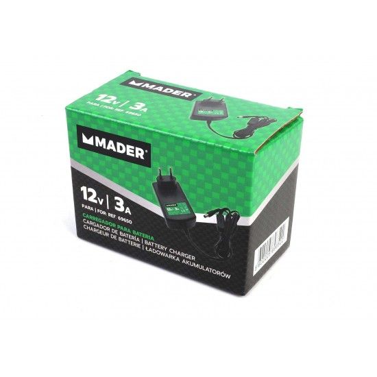 Carregador para Bateria, 12V, 3A refª 69652 MADER Carregador para Bateria, 12V, 3A refª 69652 MADER