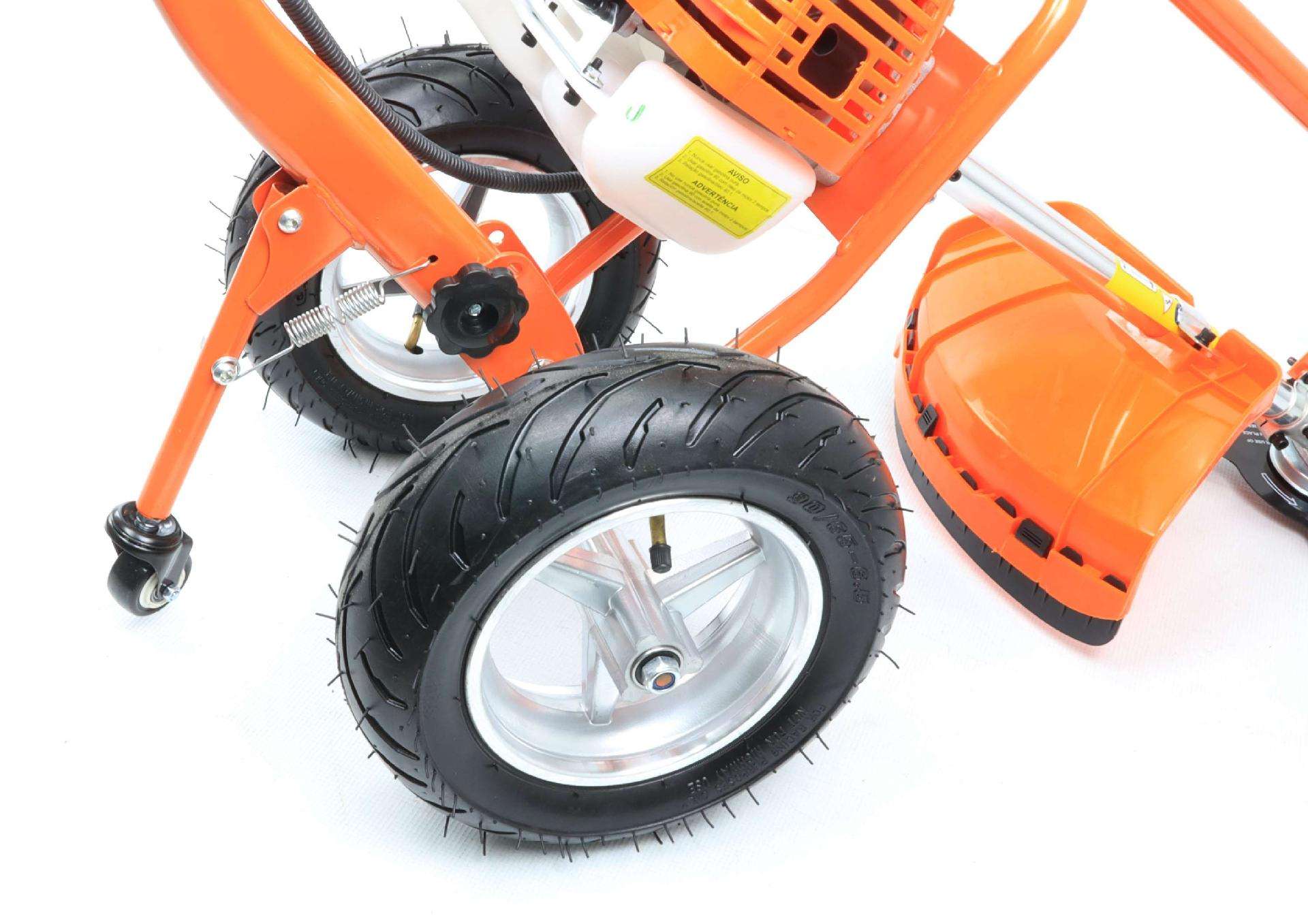 Roçadora, Rodas, Pega Dupla, 52cc, 28mm refª 69620 MADER