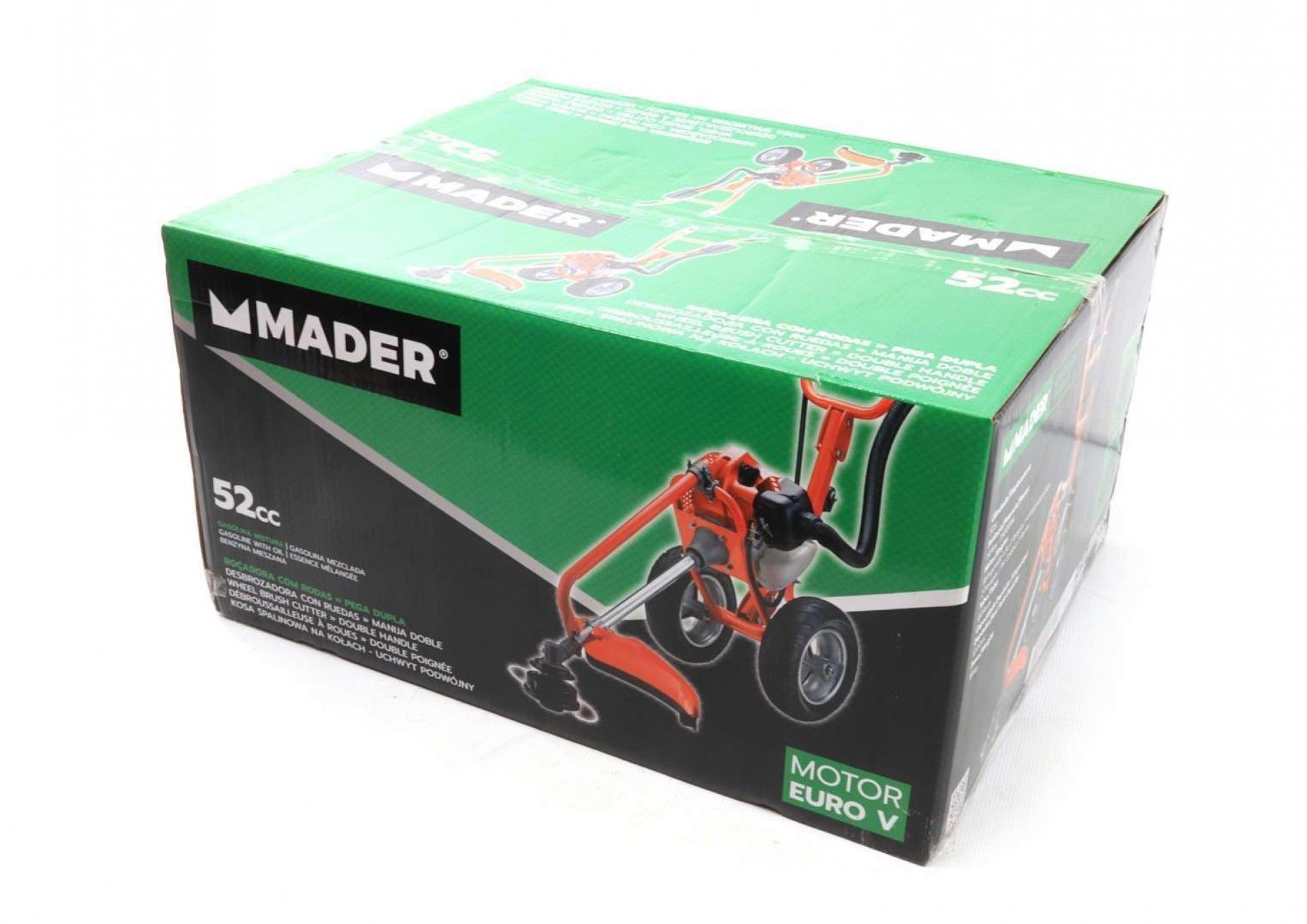 Roçadora, Rodas, Pega Dupla, 52cc, 28mm refª 69620 MADER