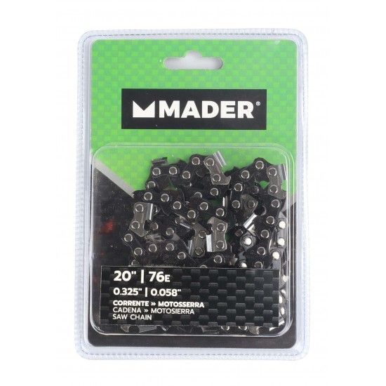 Corrente para Motosserra, 0.325 - 76E, 20 refª 69499 MADER Corrente para Motosserra, 0.325 - 76E, 20 refª 69499 MADER