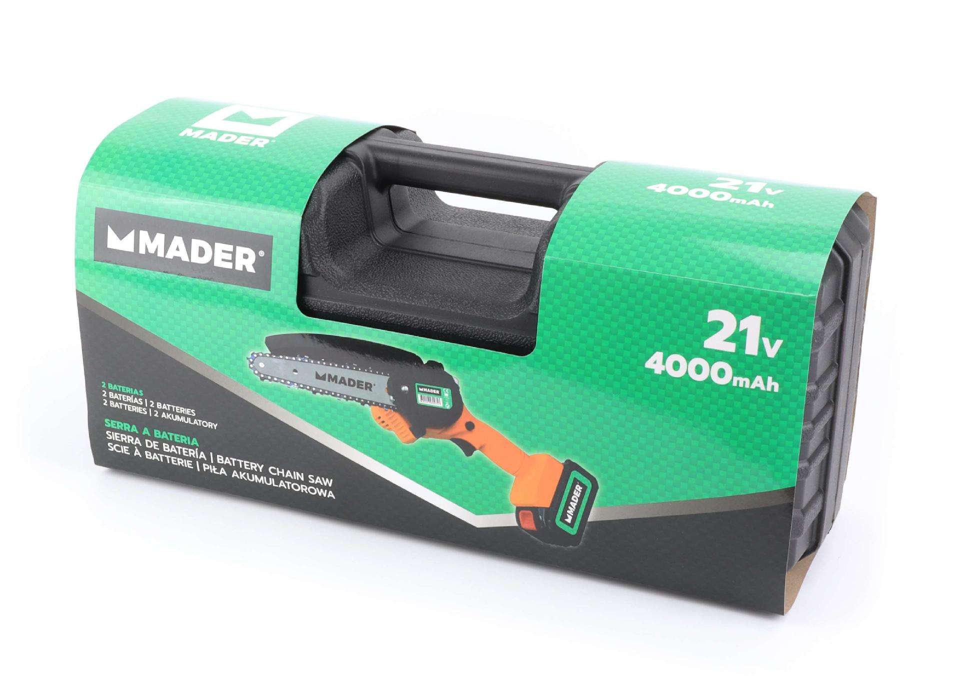 Serra de Podar, Bateria, 21V, 4.0Ah refª 69475 MADER
