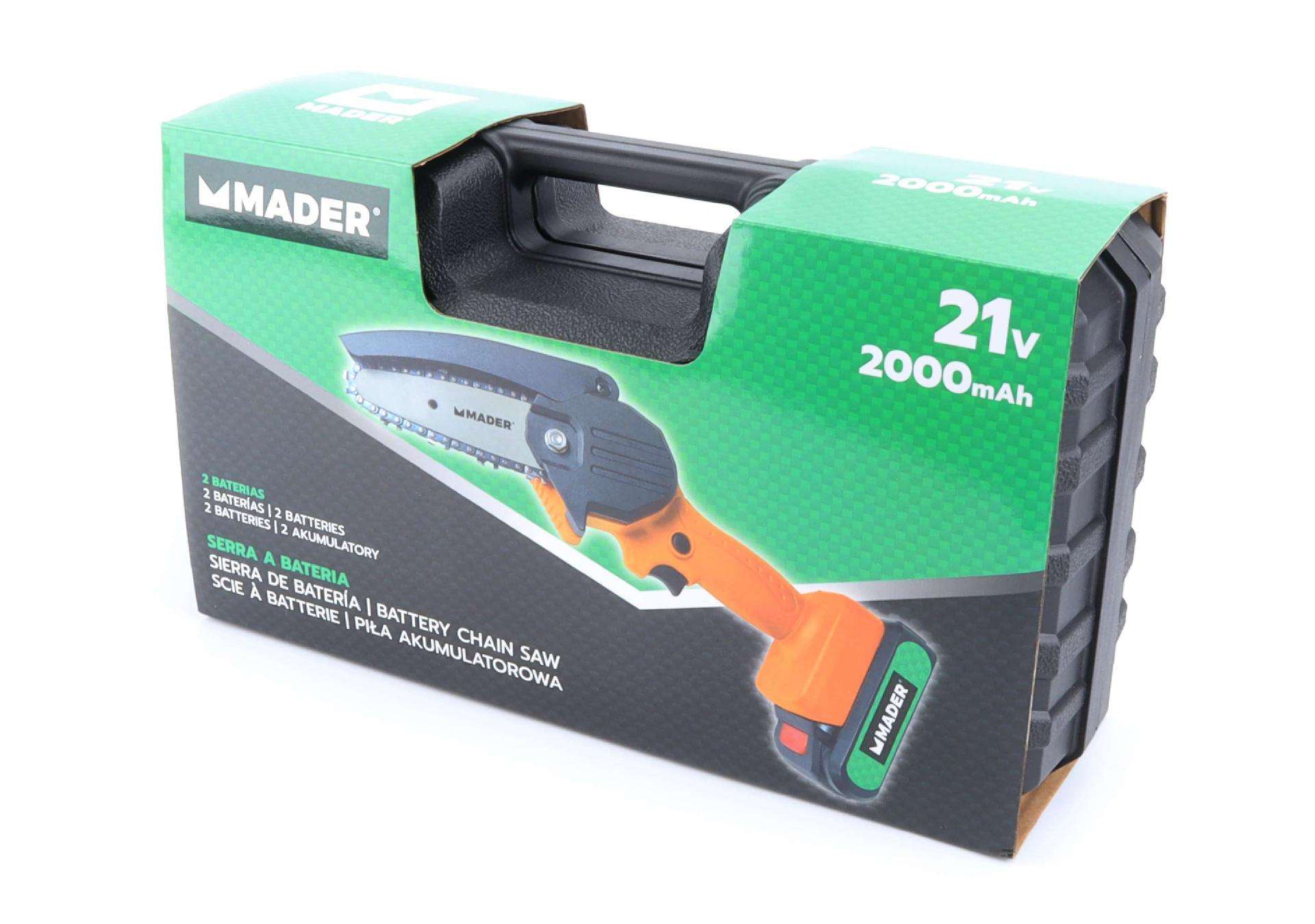 Serra de Podar, Bateria, 21V, 2.0Ah refª 69470 MADER