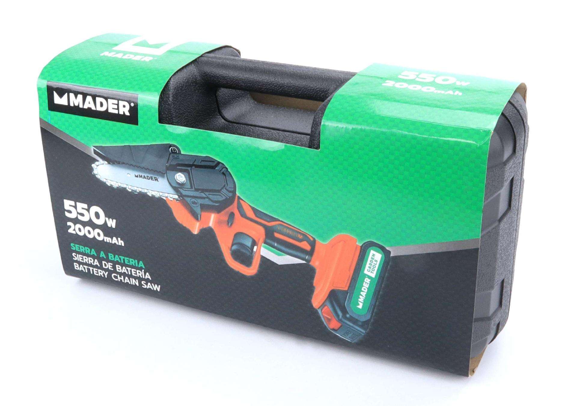 SERRA PODADORA Bateria, 550W, 2000mAh REF 69460 MADER