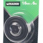 Bobine Fio Nylon, para 69390, 1.6mmx6m ref� 69408 MADER