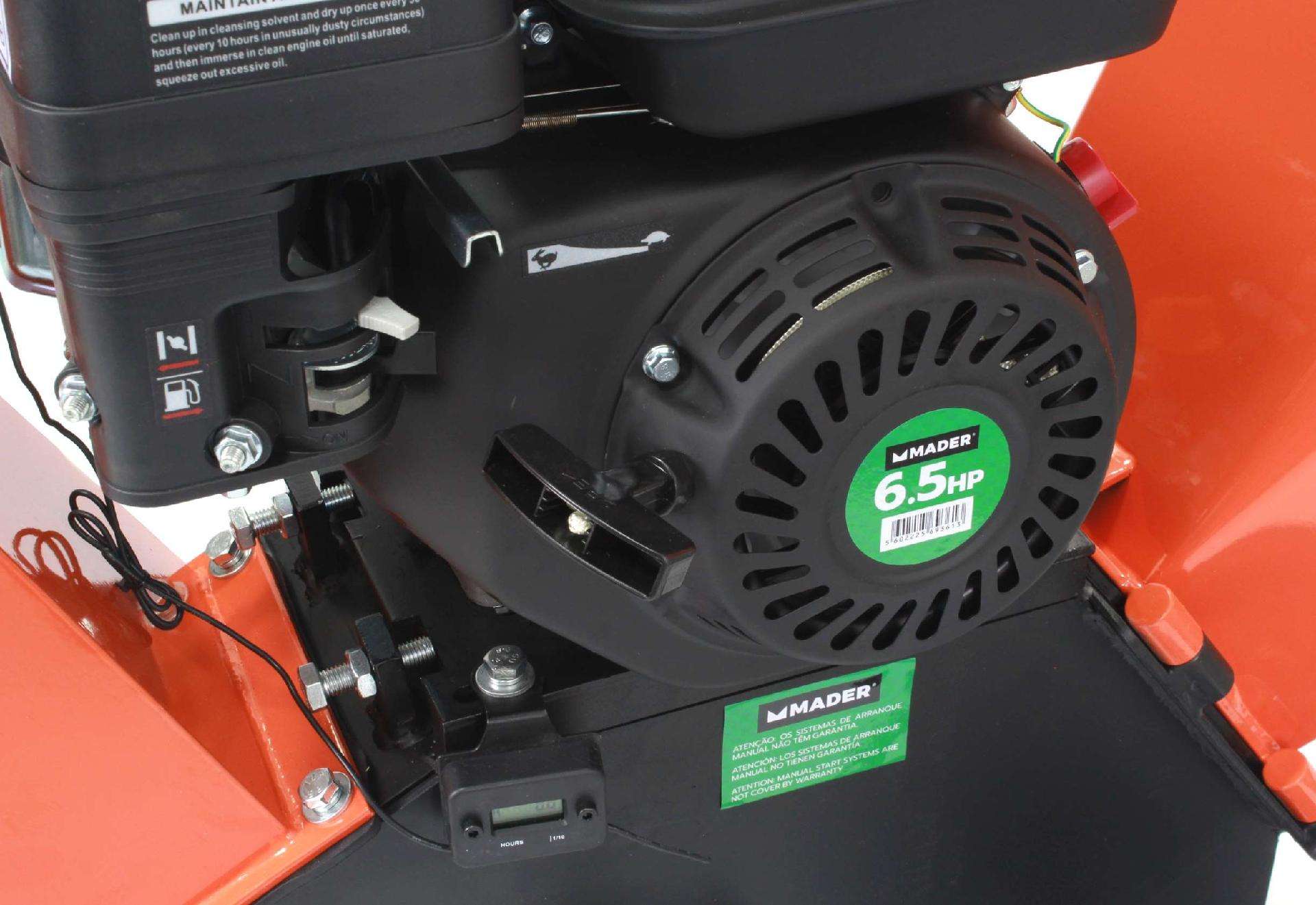 Triturador Agrícola, Folhas e Ramos, 6.5HP, 100mm refª 69361 MADER